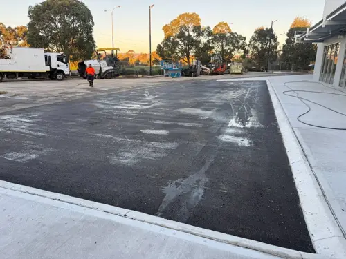 Asphalt carpark