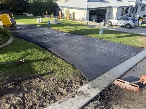 Asphalt driveway